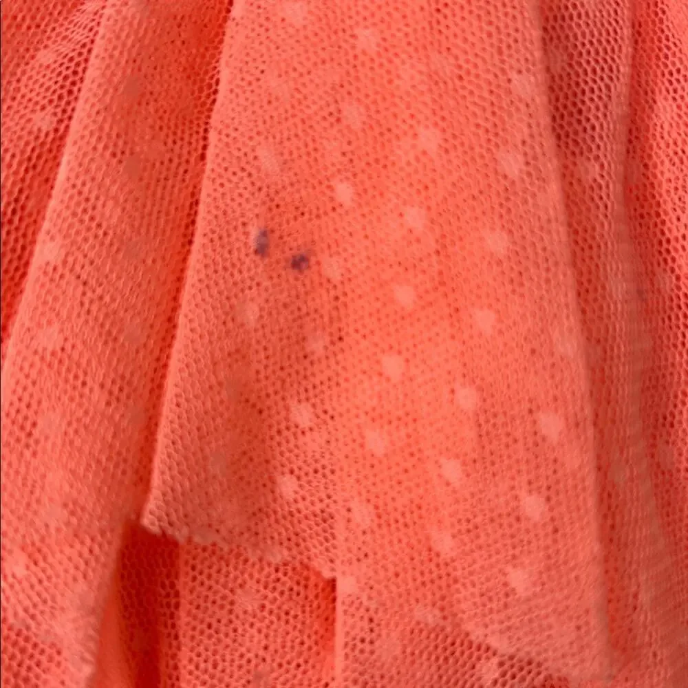 Truly Scrumptious by Heidi Klum Coral Tulle Skirt, Size 18m
